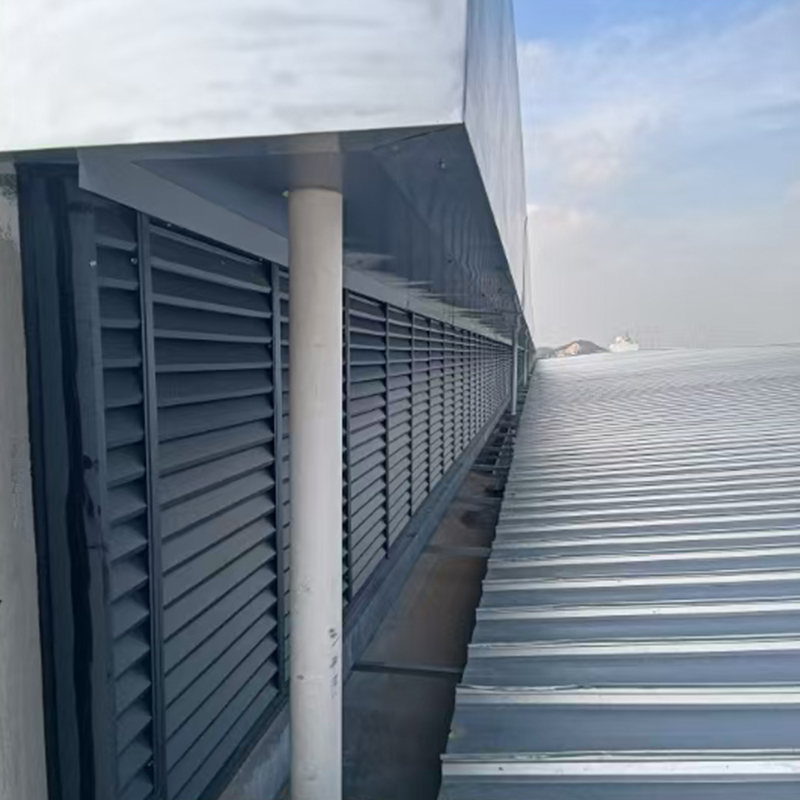 アルミ固定ルーバー（オプションで防雨・非防雨）